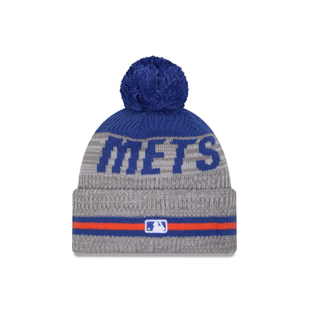 New York Mets Runner Pom Knit Hat