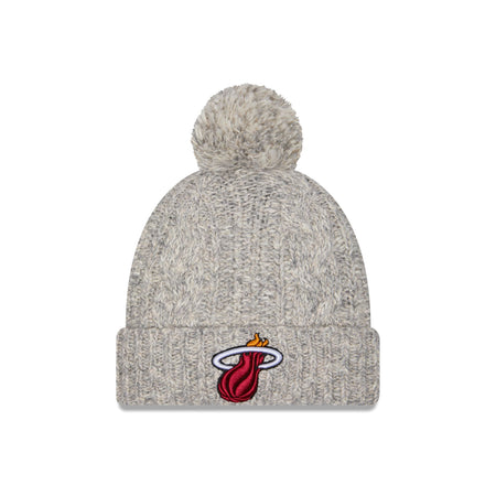 Miami Heat Shimmer Pom Knit Hat