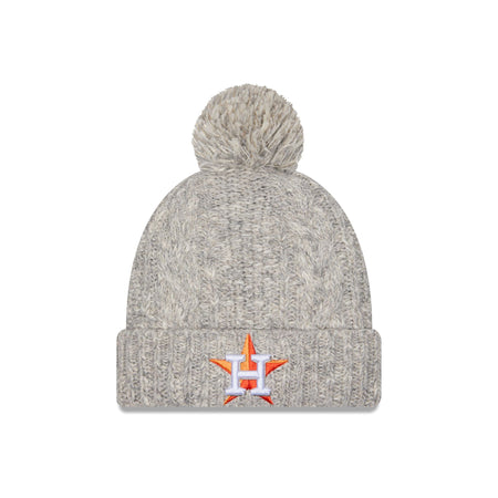 Houston Astros Shimmer Pom Knit Hat