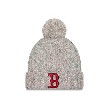 Boston Red Sox Shimmer Pom Knit Hat