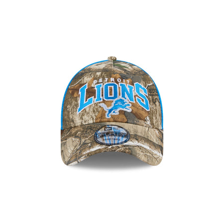 Detroit Lions Active 9FORTY A-Frame Trucker Hat