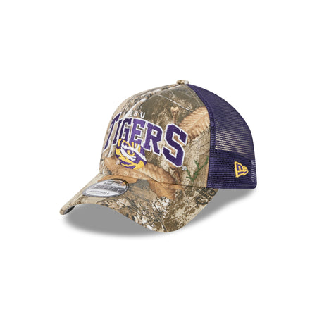 LSU Tigers Active 9FORTY A-Frame Trucker Hat