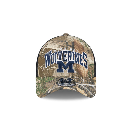 Michigan Wolverines Active 9FORTY A-Frame Trucker Hat