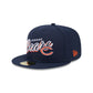 Chicago Bears Script Sided 59FIFTY Fitted Hat