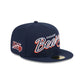 Chicago Bears Script Sided 59FIFTY Fitted Hat