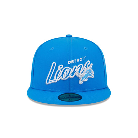 Detroit Lions Script Sided 59FIFTY Fitted Hat