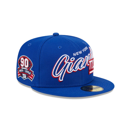 New York Giants Script Sided 59FIFTY Fitted Hat