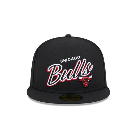 Chicago Bulls Script Sided 59FIFTY Fitted Hat