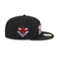 Chicago Bulls Script Sided 59FIFTY Fitted Hat