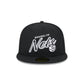 Brooklyn Nets Script Sided 59FIFTY Fitted Hat