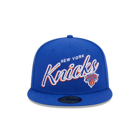 New York Knicks Script Sided 59FIFTY Fitted Hat