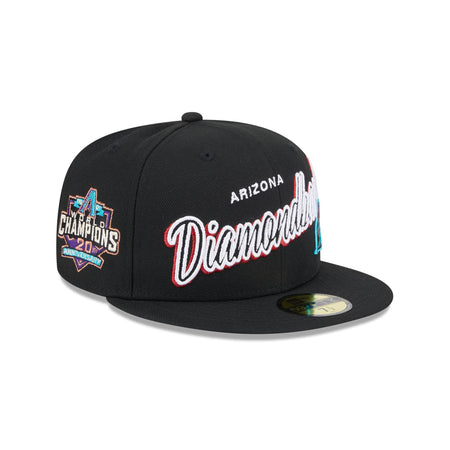 Arizona Diamondbacks Script Sided 59FIFTY Fitted Hat