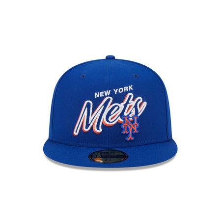 New York Mets Script Sided 59FIFTY Fitted Hat