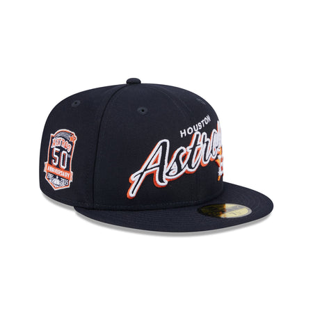 Houston Astros Script Sided 59FIFTY Fitted Hat