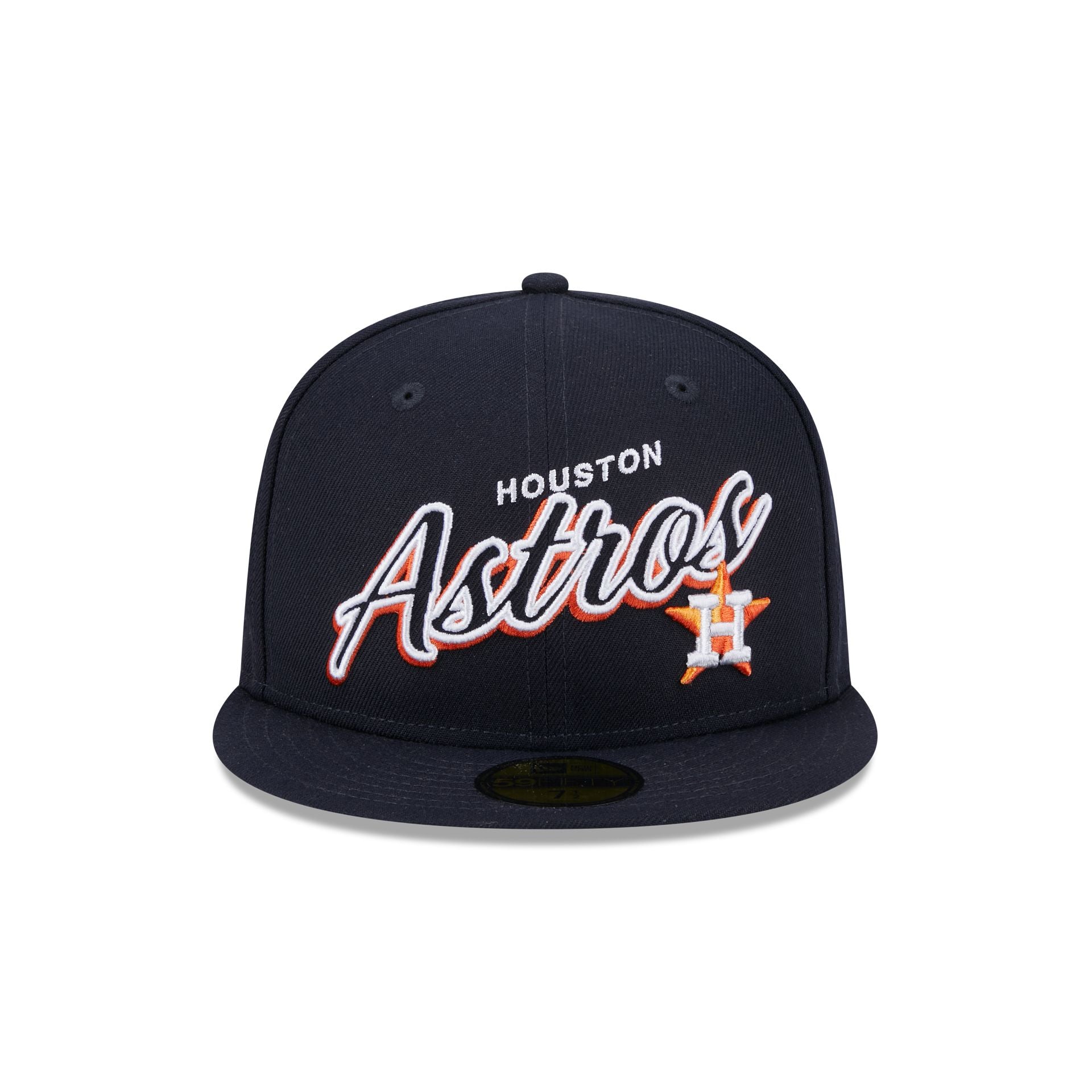 Hotsell New era 59fifty Houston Astros Script Fitted Size 7 5/8”