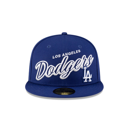 Los Angeles Dodgers Script Sided 59FIFTY Fitted Hat