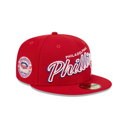 Philadelphia Phillies Script Sided 59FIFTY Fitted Hat