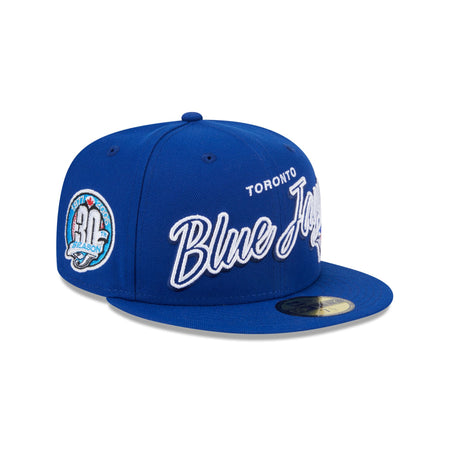 Toronto Blue Jays Script Sided 59FIFTY Fitted Hat