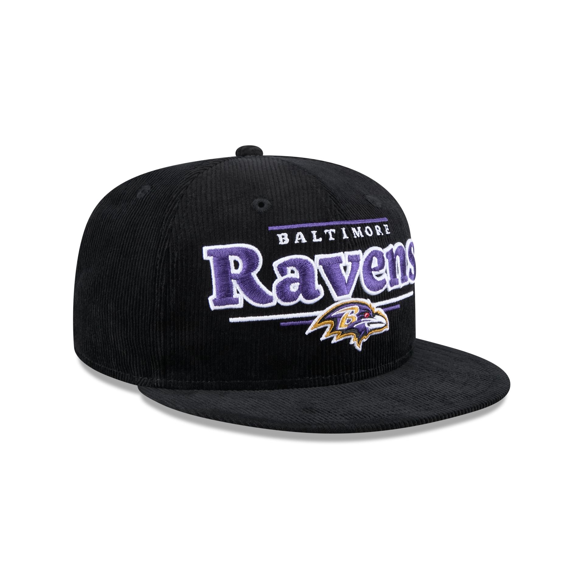 Baltimore Ravens Throwback Display 9FIFTY Snapback Hat New Era Cap