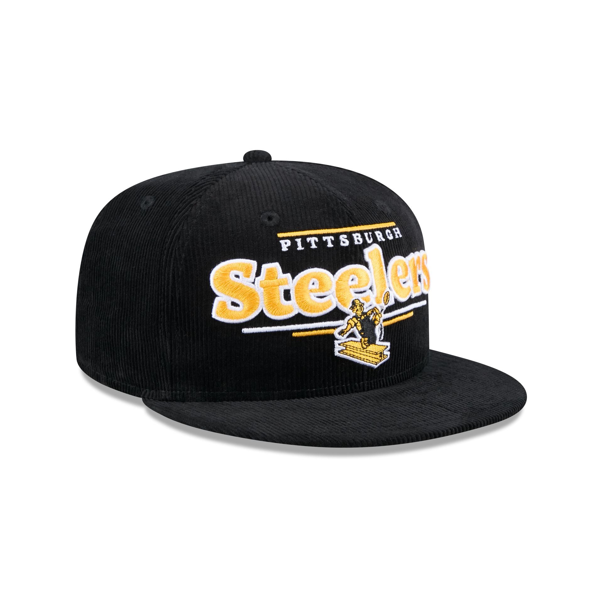 Pittsburgh Steelers Throwback Display 9FIFTY Snapback Hat New Era Cap