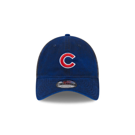 Chicago Cubs Slick 9TWENTY Trucker Hat