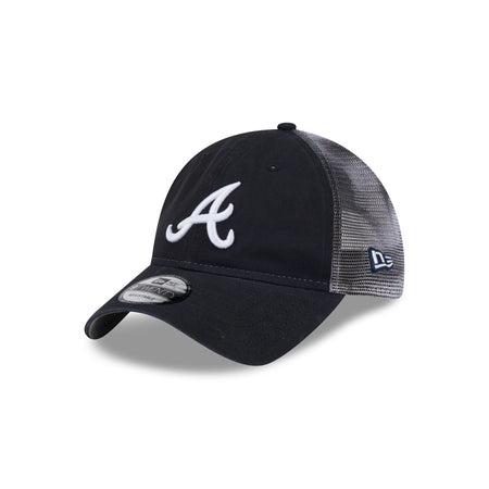 Atlanta Braves Slick 9TWENTY Trucker Hat