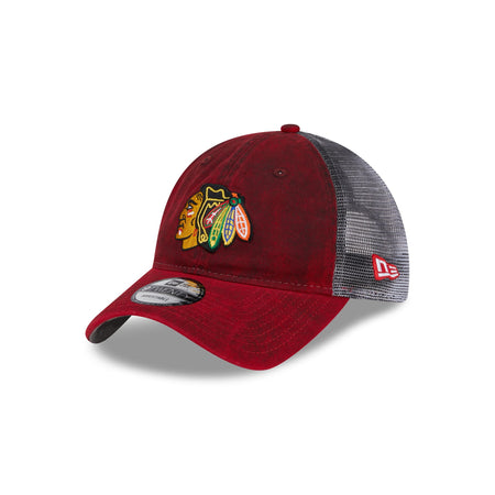 Chicago Blackhawks Slick 9TWENTY Trucker Hat