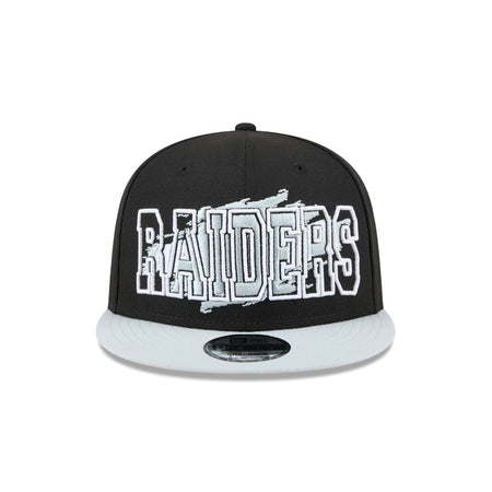 Las Vegas Raiders Splatter 9FIFTY Snapback Hat