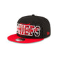 Kansas City Chiefs Splatter 9FIFTY Snapback Hat