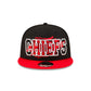 Kansas City Chiefs Splatter 9FIFTY Snapback Hat