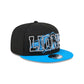 Detroit Lions Splatter 9FIFTY Snapback Hat