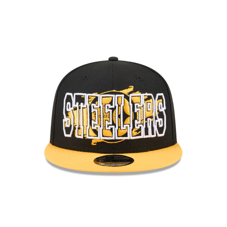 Pittsburgh Steelers Splatter 9FIFTY Snapback Hat