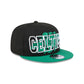 Boston Celtics Splatter 9FIFTY Snapback Hat