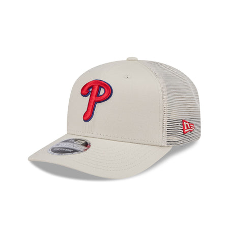 Philadelphia Phillies Canvas 9SEVENTY Trucker Hat