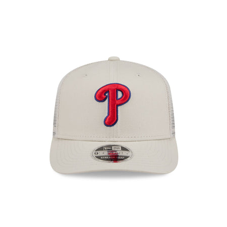 Philadelphia Phillies Canvas 9SEVENTY Trucker Hat