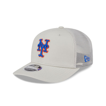 New York Mets Canvas 9SEVENTY Trucker Hat