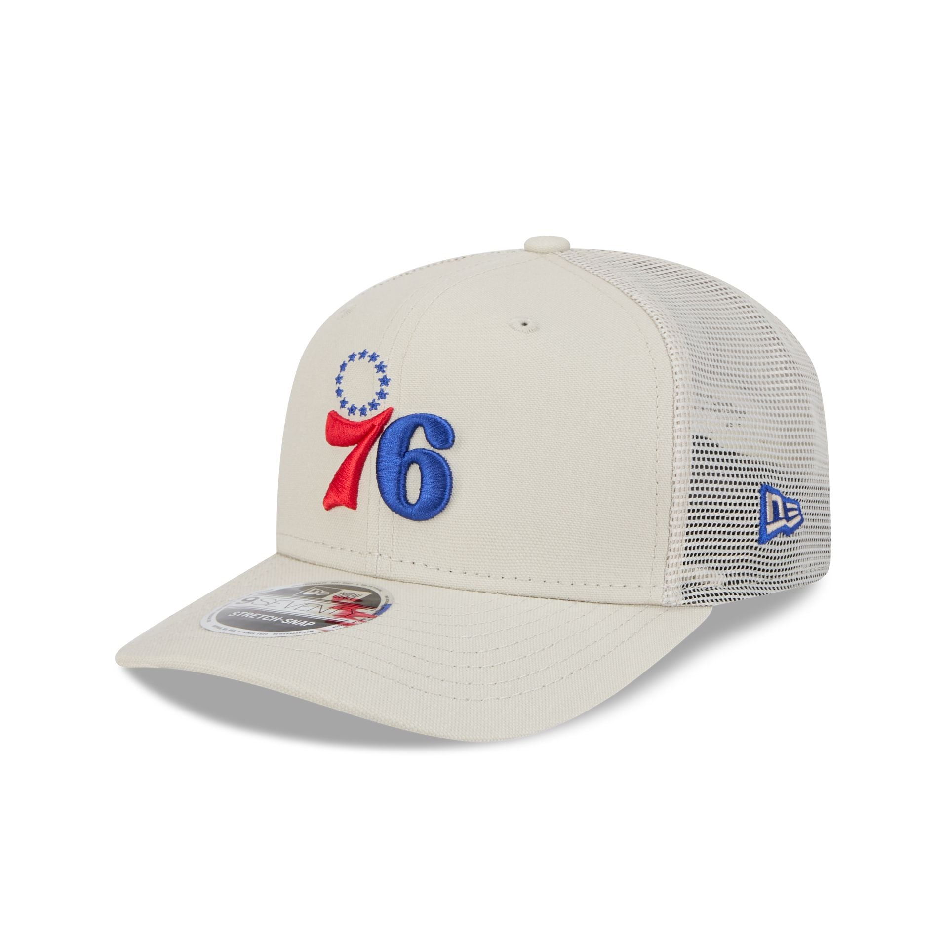 Philadelphia 76ers Canvas 9SEVENTY Trucker Hat – New Era Cap