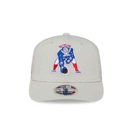 New England Patriots Canvas 9SEVENTY Trucker Hat