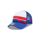 Buffalo Bills Color Block 9FORTY A-Frame Trucker Snapback Hat