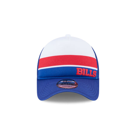 Buffalo Bills Color Block 9FORTY A-Frame Trucker Snapback Hat