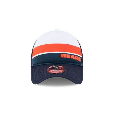 Chicago Bears Color Block 9FORTY A-Frame Trucker Snapback Hat