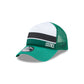 Boston Celtics Color Block 9FORTY A-Frame Trucker Snapback Hat