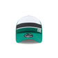 Boston Celtics Color Block 9FORTY A-Frame Trucker Snapback Hat