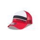 Toronto Raptors Color Block 9FORTY A-Frame Trucker Snapback Hat