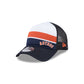 Houston Astros Color Block 9FORTY A-Frame Trucker Snapback Hat