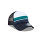 Seattle Mariners Color Block 9FORTY A-Frame Trucker Snapback Hat