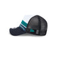 Seattle Mariners Color Block 9FORTY A-Frame Trucker Snapback Hat