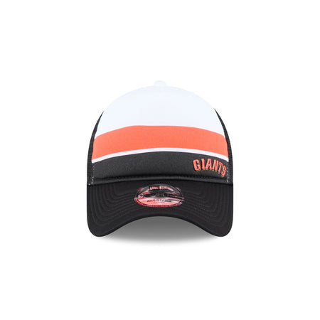 San Francisco Giants Color Block 9FORTY A-Frame Trucker Snapback Hat