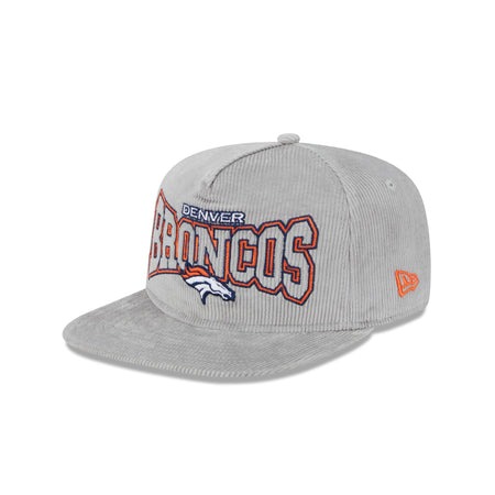 Denver Broncos Gray Cord Golfer Hat