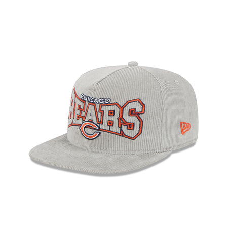 Chicago Bears Gray Cord Golfer Hat